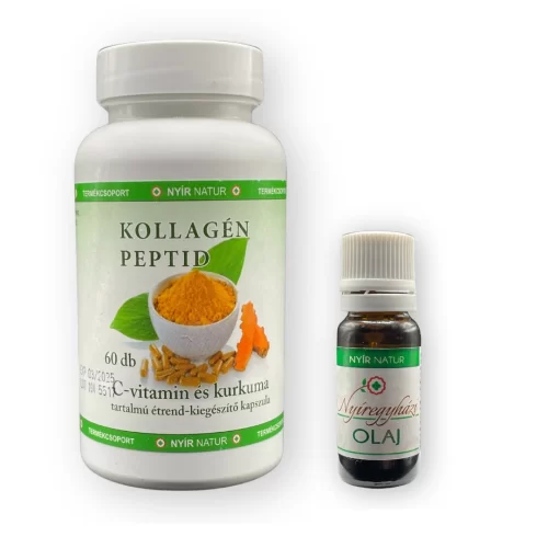 Nyír Natur - Kollagén Peptid kapszula 60 db - 1 havi adag + AJÁNDÉK ILLÓOLAJ